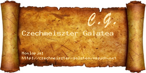 Czechmeiszter Galatea névjegykártya